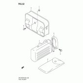 Схема узла: Держатель для инструментов для Suzuki DR-Z250