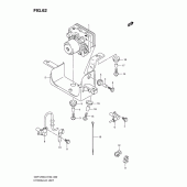 Схема вузла: Блок ABS (Gsf1250al0) для Suzuki GSF1250 Bandit