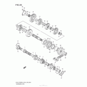 Схема вузла: Трансмісія для Suzuki GSX-R1000