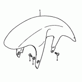 Схема узла: Переднее крыло (Model l) для Suzuki GSX-R750