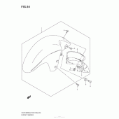Схема узла: Переднее крыло для Suzuki GSX1300 Hayabusa