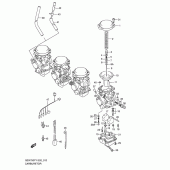 Схема узла: Карбюратор для Suzuki GSX750 Katana