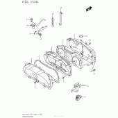 Схема вузла: Speedometer (An650L5 E33) для Suzuki AN650 Burgman (EU analogue of SkyWave)