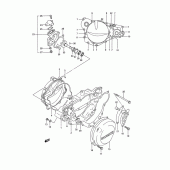 Схема вузла: Кришки картера (Model r/s) для Suzuki RM250