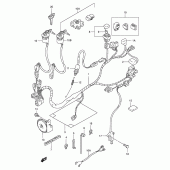 Схема вузла: Електропроводка для Suzuki DR125