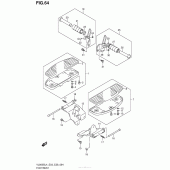 Схема вузла: Підніжки для Suzuki VL800 Boulevard C50 BOSS