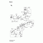 Схема вузла: Сигнал повороту для Suzuki VZ1600 Marauder M1600