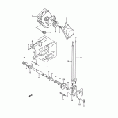 Схема узла: Клапан выхлопа (Model m/n) для Suzuki TS200