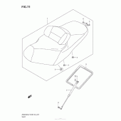 Схема вузла: Seat (An650A L2 E33) для Suzuki AN650 Burgman (EU analogue of SkyWave)