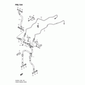 Схема узла: Передний тормозной шланг (Dl650al1 e19) для Suzuki DL650 V-Strom