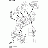 Схема узла: Электрооборудование (Gsx-R1000L7 E28) для Suzuki GSX-R1000
