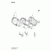 Схема вузла: Спідометр для Suzuki GSX-R600