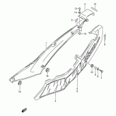 Схема вузла: Бічні панелі (Model n) для Suzuki GS500
