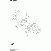 Схема вузла: Балансувальний вал для Suzuki GSX-R750
