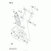 Схема вузла: Важіль прогресії (Vz800L4 E28) для Suzuki VZ800 Boulevard M50