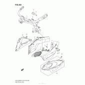 Схема узла: Воздухозаборник для Suzuki GSX1300 Hayabusa