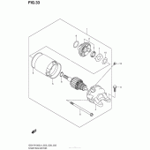 Схема вузла: Електричний стартер для Suzuki GSX-R1000