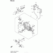 Схема узла: Throttle Body (Vl800Tl3 E28) для Suzuki VL800 Boulevard C50T
