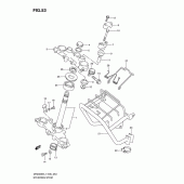 Схема узла: Рулевая траверса (Dr200sel1 e6) для Suzuki DR200 DR200SE