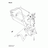 Схема узла: Патрубок системы охлаждения для Suzuki GSR750
