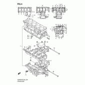 Схема узла: Картер двигателя для Suzuki GSR600