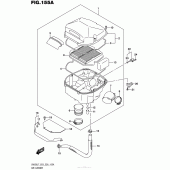 Схема вузла: Повітряний фільтр для Suzuki SV650