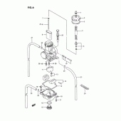 Схема узла: Карбюратор для Suzuki RMX250