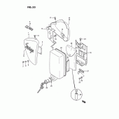 Схема вузла: Бічні панелі (Model g/j/k/l) для Suzuki LS650 Savage