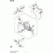 Схема вузла: Throttle Body (Vl800L4 E28) для Suzuki VL800 Boulevard C50T