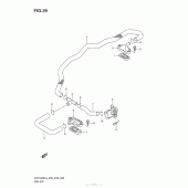 Схема вузла: Система індукції повітря (Vzr1800Zl3 E03) для Suzuki VZR1800 Boulevard M109R