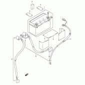 Схема вузла: Акумулятор для Suzuki DR-Z400 DR-Z400S