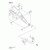 Схема узла: Выхлопная система для Suzuki DR200 DR200SE