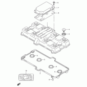 Схема вузла: Клапанна кришка Suzuki RF900