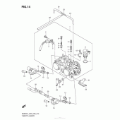 Схема узла: Throttle Body (An650Zl3 E28) для Suzuki AN650 Burgman (EU analogue of SkyWave)