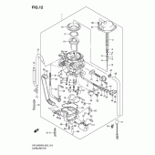Схема узла: Карбюратор для Suzuki DR-Z400 DR-Z400S