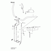 Схема вузла: Кермо & Тросики для Suzuki VL800 Intruder C800/Boulevard C50