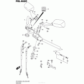 Схема узла: Руль & Тросики (Gsx1300Ral5 E33) для Suzuki GSX1300 Hayabusa