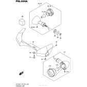 Схема вузла: Turnsignal Lamp (Vzr1800L7 E28) для Suzuki VZR1800 Boulevard M109R BOSS
