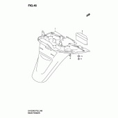 Схема узла: Заднее крыло для Suzuki UH125 Burgman