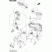 Схема вузла: Задній ліхтар (Стоп-сигнал) для Suzuki AN650 Burgman (EU analogue of SkyWave)