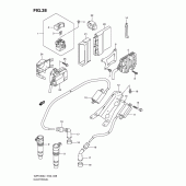 Схема вузла: Електроустаткування (Vzr1800l1 e2) для Suzuki VZR1800 Intruder M1800R/ Boulevard M109R