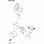 Схема узла: Масляный насос для Suzuki VL1500 Boulevard C90T B.O.S.S