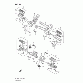Схема узла: Подножки для Suzuki DL1000 V-Strom
