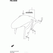 Схема вузла: Переднє крило (Gsx-S1000Al7 E33) для Suzuki GSX-S1000