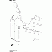 Схема вузла: Кермо & Тросики для Suzuki DL650 V-Strom