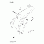 Схема узла: Заднее крыло (Model k2/k3/k4/k5/k6) для Suzuki RM250
