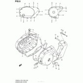 Схема узла: Крышки картера для Suzuki VZ800 Boulevard M50