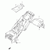 Схема узла: Заднее крыло для Suzuki GSX-R600