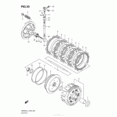 Схема вузла: Зчеплення для Suzuki GW250 Inazuma