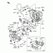 Схема узла: Картер двигателя для Suzuki RM-Z250